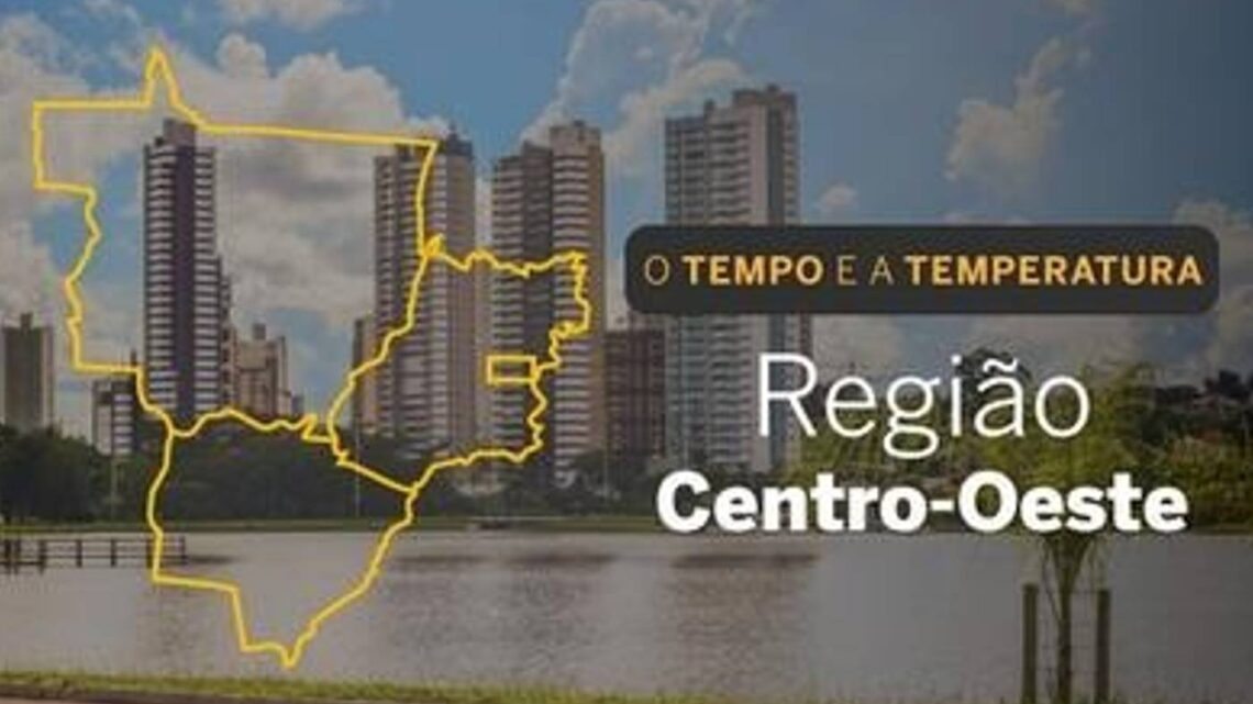 PREVISÃO DO TEMPO: sexta-feira (14) de muitas nuvens e pancadas de chuva no Centro-Oeste