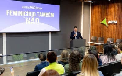 Campanha nacional leva combate ao feminicídio para aeroportos brasileiros