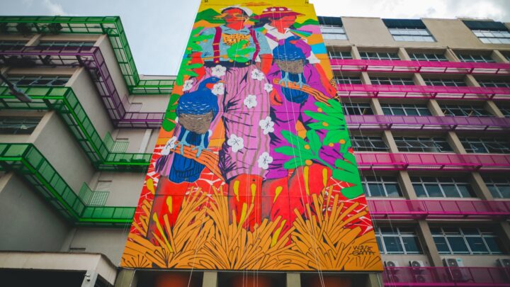 Juiz de Fora ganha nova obra de arte em grande escala do artista Wes Gama