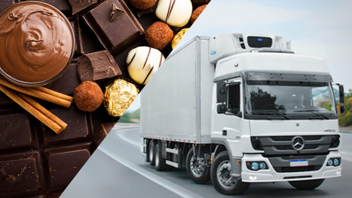 Transporte com controle térmico é essencial para chocolates