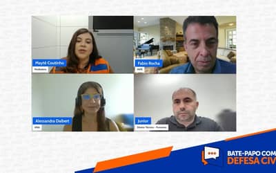 Bate-Papo com a Defesa Civil: informações climáticas antecipam riscos e protegem vidas