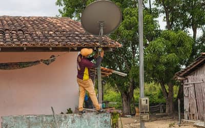 Famílias de Minas Gerais podem agendar a instalação de antenas parabólicas