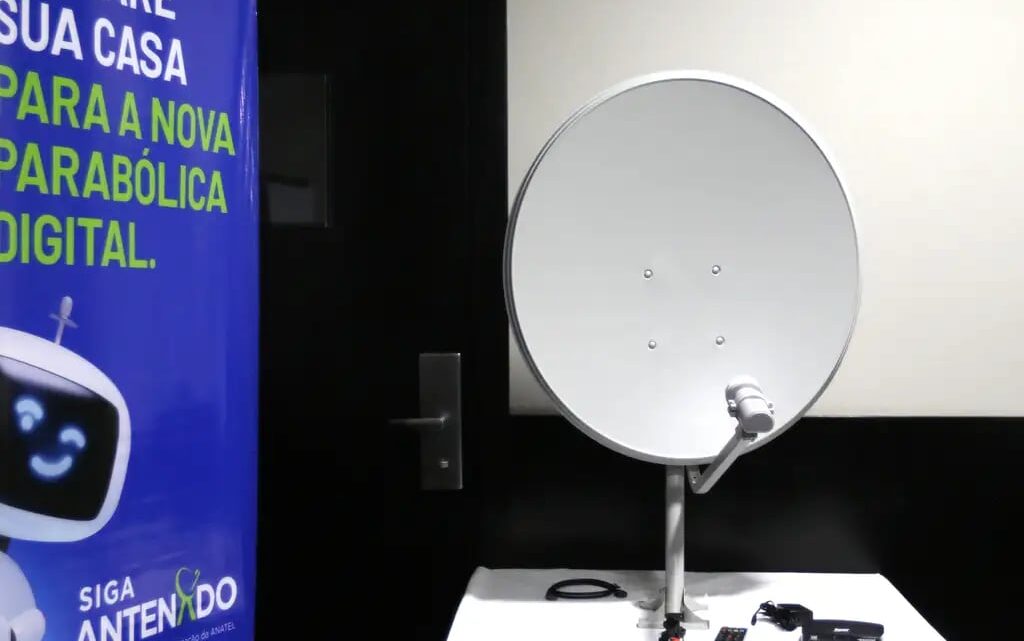 Moradores de 108 cidades já podem agendar a instalação gratuita de parabólicas