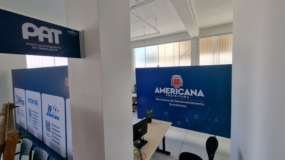 PAT de Americana anuncia 217 vagas de emprego