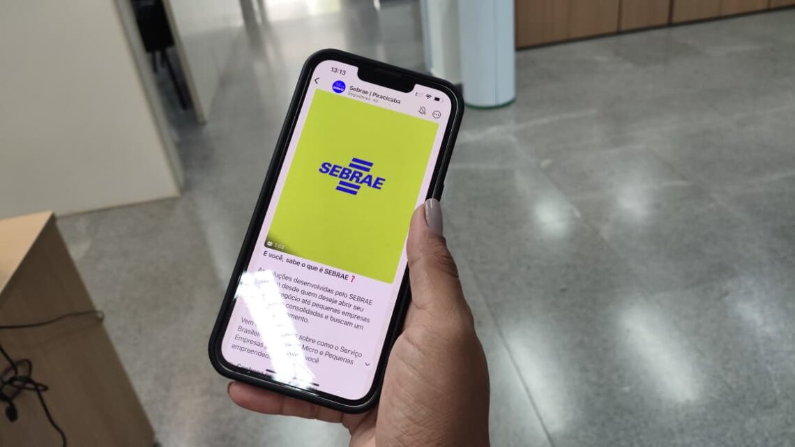 Sebrae-SP lança canal oficial no WhatsApp para empreendedores de Piracicaba e região