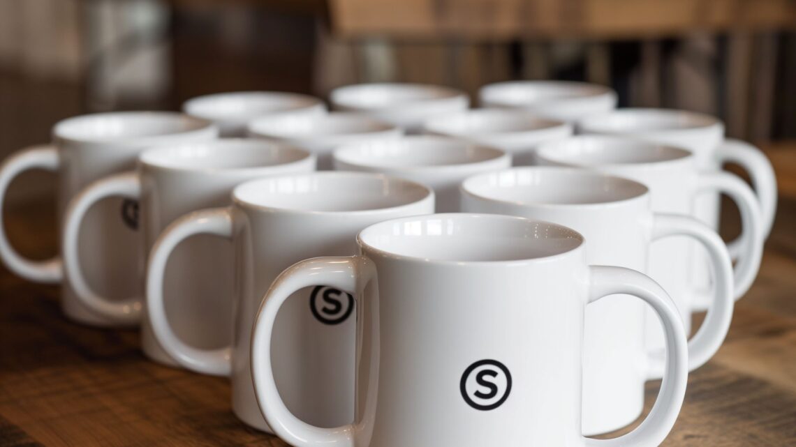 Canecas personalizadas são opção para presentes corporativos
