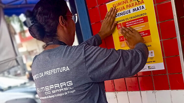 Prefeitura de Santa Bárbara realiza ação comunitária no Dia D de Combate à Dengue