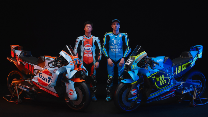 Gulf e Trackhouse apresentam pintura para a abertura da temporada 2026 do MotoGP
