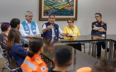 Em Juiz de Fora, Waldez Góes coloca equipe técnica e recursos à disposição de Minas Gerais