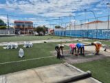 Prefeitura de Hortolândia reforça manutenção nos espaços esportivos com a troca do gramado society no Roque de Campos 