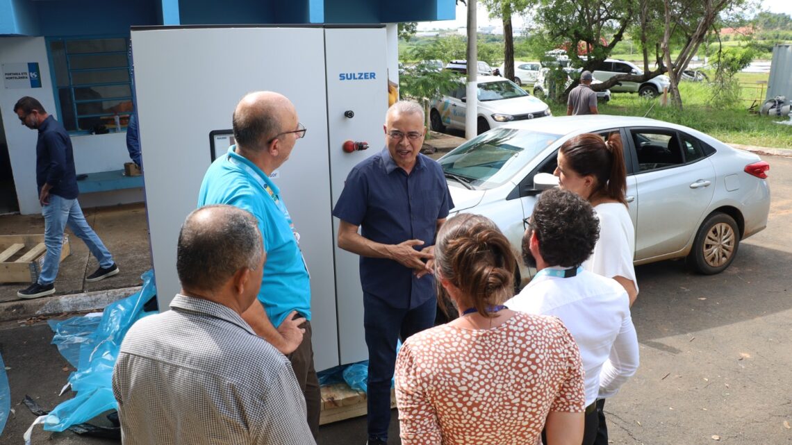 Zezé vistoria melhorias no enfrentamento ao mau cheiro da ETE de Hortolândia