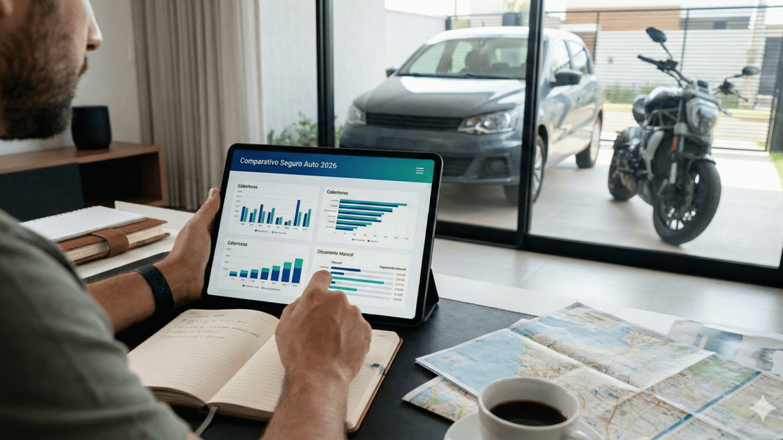 Seguro para carro e moto entra no planejamento de 2026