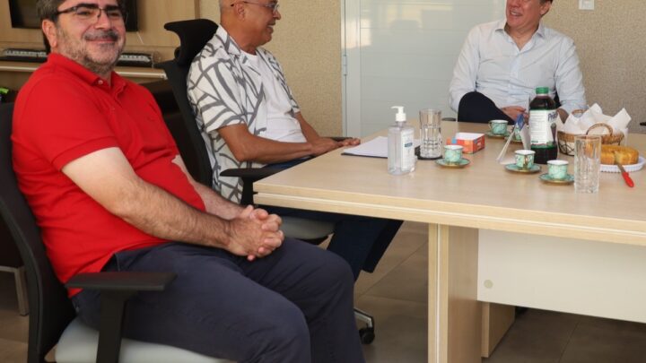 Zezé Gomes recebeu secretário nacional de Mobilidade Urbana e reforçou parceria com o Governo Federal