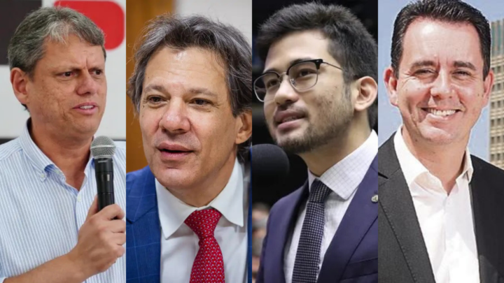 Tarcísio de Freitas lidera corrida ao Governo de SP com 49,1% das intenções de voto aponta Atlas/Estadão