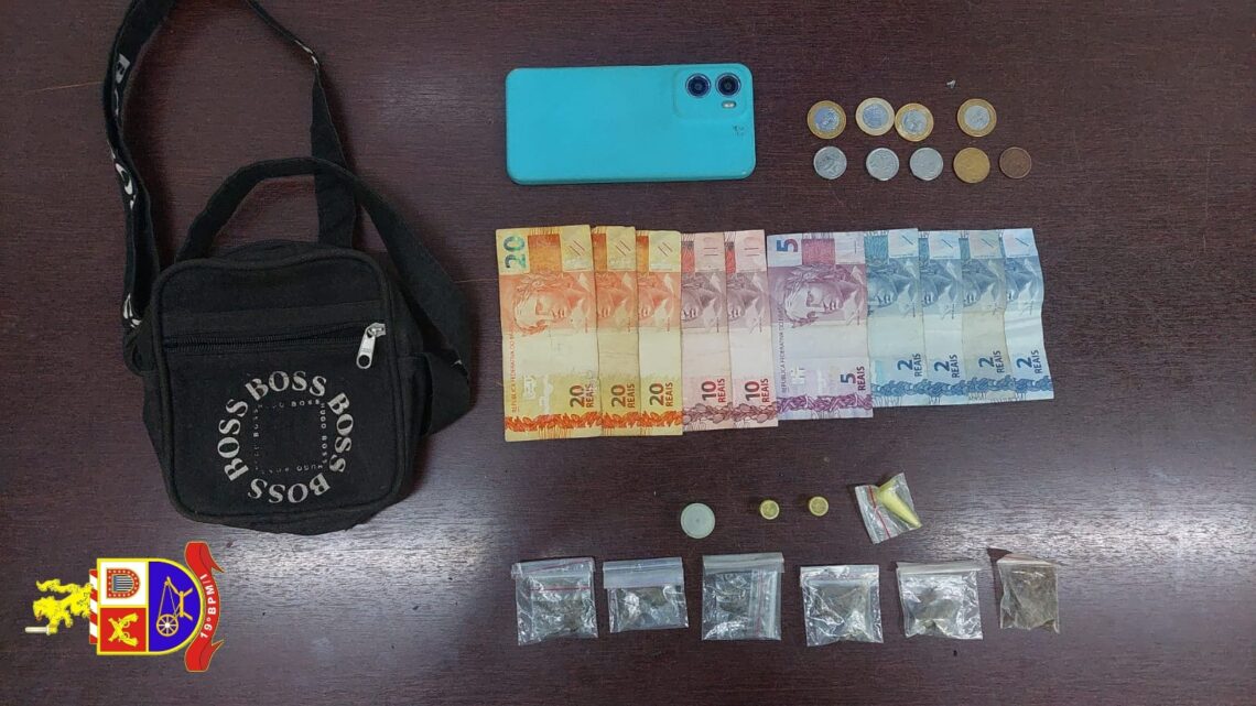 Polícia Militar prende mulher por tráfico de entorpecentes em estrada intermunicipal