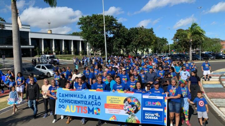 Prefeitura de Nova Odessa realiza 4ª Caminhada pela Conscientização do Autismo
