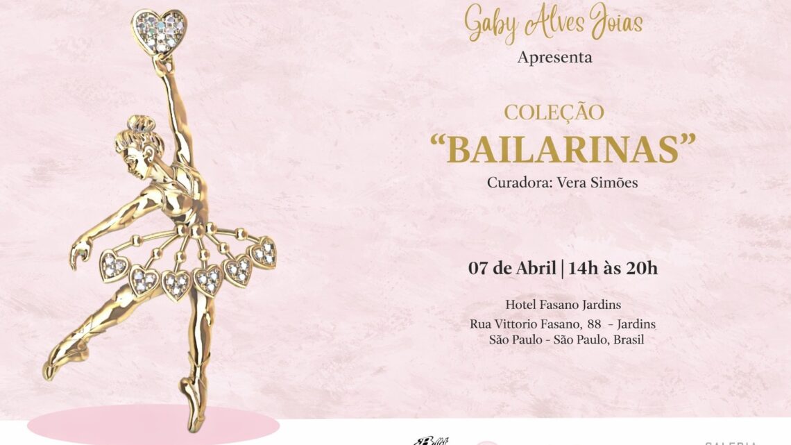 Coleção “Bailarinas” de Gaby Alves estreia em abril