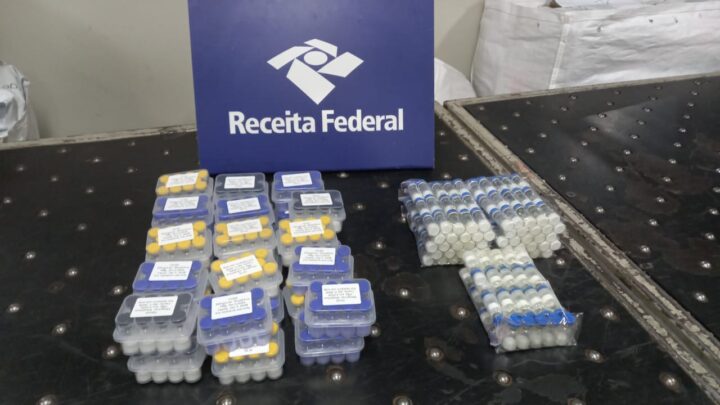 Receita Federal em Viracopos apreende cerca de 1 tonelada de produtos para emagrecimento proibidos no Brasil