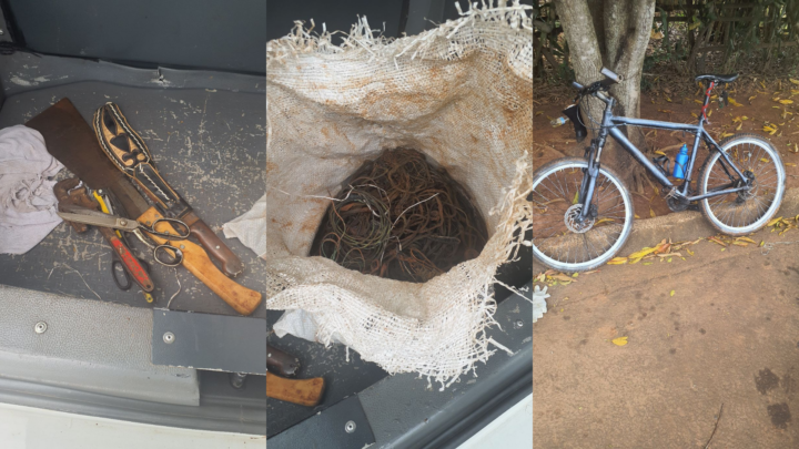 Gama detém dois ladrões por furto de fiação em residência no Parque Universitário