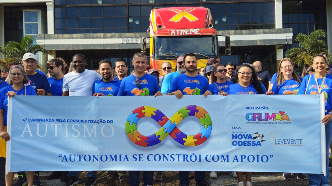 Nova Odessa realizou 4ª Caminhada pela Conscientização do Autismo