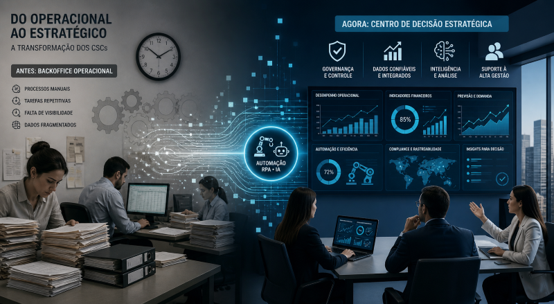 CSCs evoluem e lideram dados e governança nas companhias