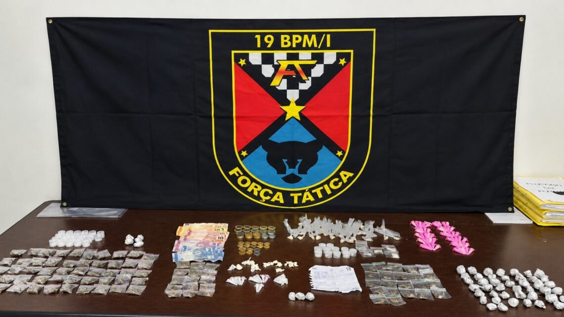 Força Tática prende dois homens e apreende adolescente por tráfico e associação criminosa em Americana