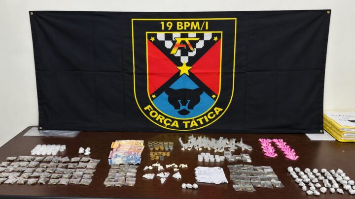 Força Tática prende dois homens e apreende adolescente por tráfico e associação criminosa em Americana