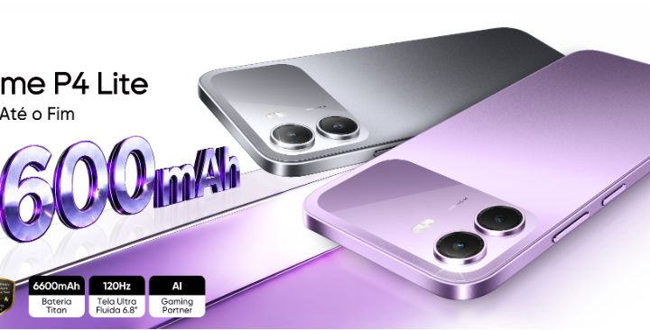 P4 Lite da realme chega ao Brasil com bateria de 6.600 mAh
