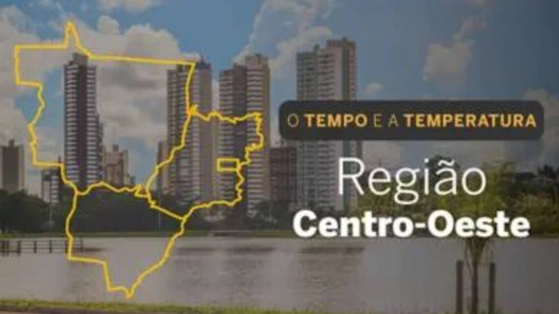 O TEMPO E A TEMPERATURA: Alerta de baixa umidade e possibilidade de chuva no Centro-Oeste nesta quinta-feira (8)