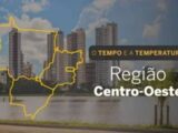 O TEMPO E A TEMPERATURA: Alerta de baixa umidade e possibilidade de chuva no Centro-Oeste nesta quinta-feira (8)
