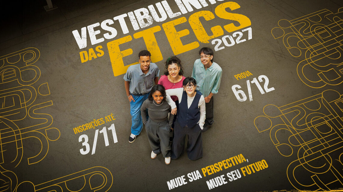 Vestibulinho das Etecs: Últimos dias para se inscrever nas mais de 89 mil vagas